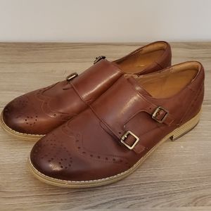 Clarks Side Buckle Oxfords
